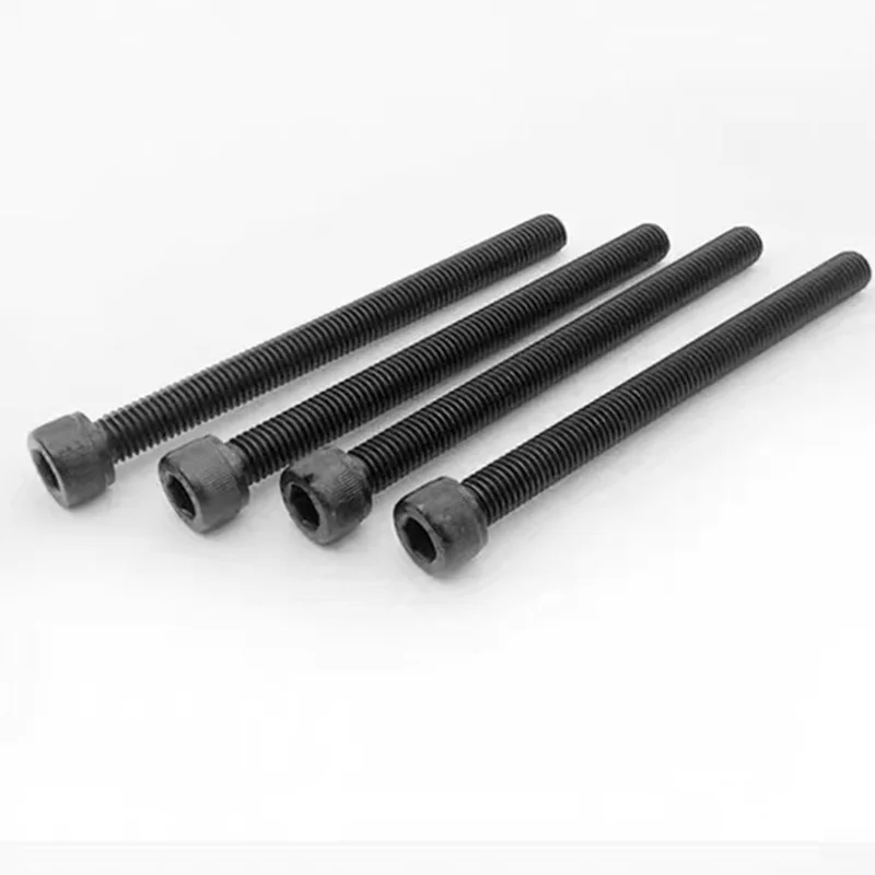 

1/2/5pcs Inner Hexagon Lengthen Screw Black 12.9 Carbon Steel Screw Extra Long Bolt M8 M10 M12 M14 M16 DIN912