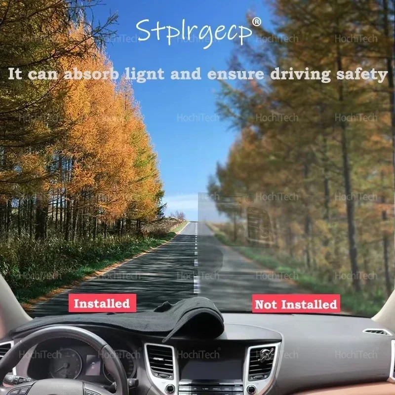 Фото Чехол на приборную панель для Chevrolet Silverado GMC Sierra HD 1500 2500 3500 2019-23, автомобильный козырек от солнца, избегайте световых накладок, ковры с защитой от УФ-лучей №5