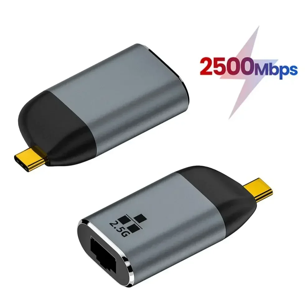 Ethernet-адаптер USB C Гигабитный сетевой адаптер 2 5 ГБ Thunderbolt 3 RJ45 LAN-конвертер для IMac 2021