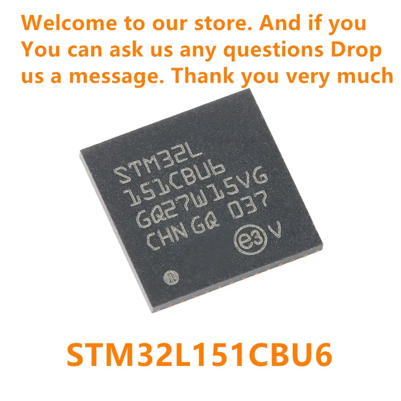 Original STM32L151CBU6 UFQFPN-48 ARM Cortex-M3 32-bit microcontroller -MCU