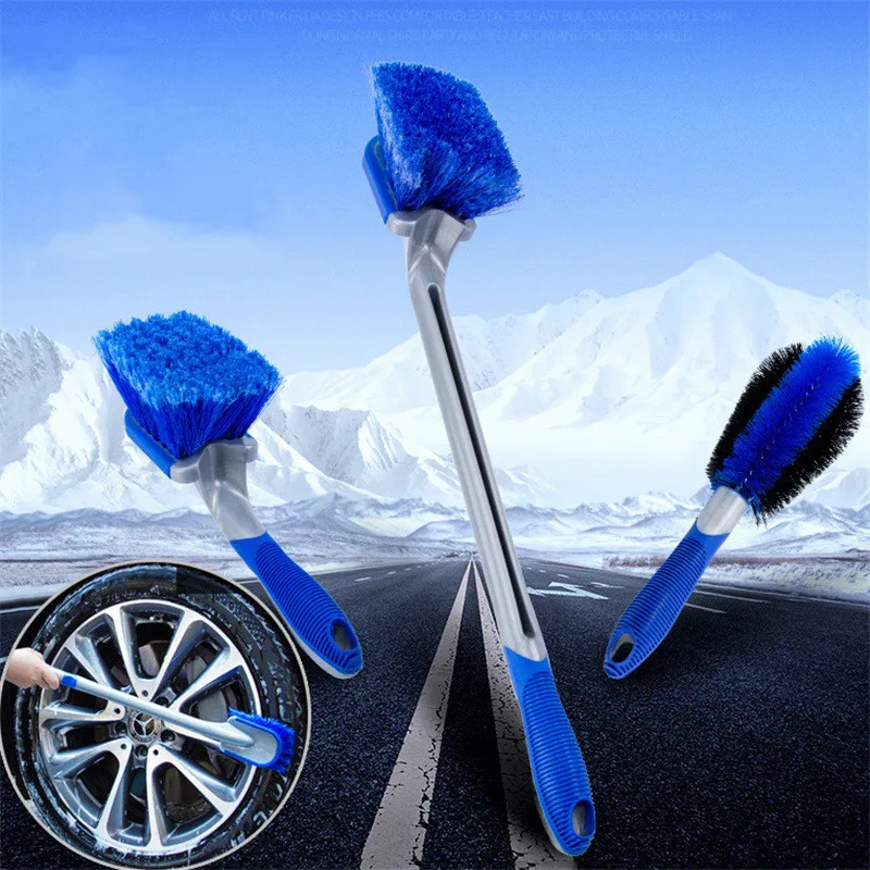 

Щетка для чистки автомобильных шин, многофункциональная щетка-ступица для обода колеса, мойка автомобиля, инструмент для очистки поверхнос...