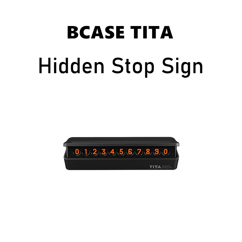 

TITA Temporary Parking Sign Moving Car Phone Number Sign Hidden Moving Car Card Creative Decoration Car Accessories