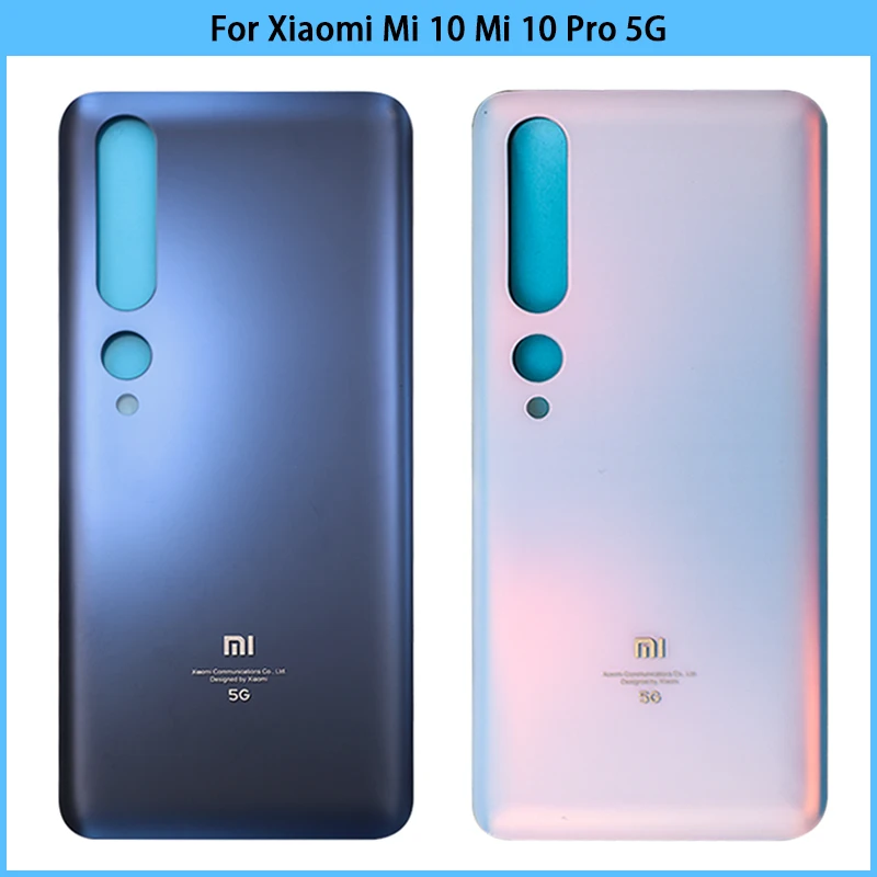Новинка для Xiaomi Mi10 Mi 10 Pro 5G задняя крышка аккумулятора 3D стеклянная панель дверь