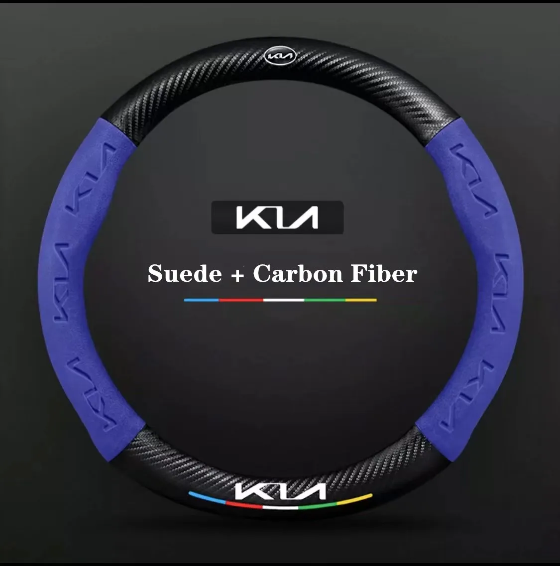 

Car Steering Wheel Cover For Kia Sportage Picanto Rio Cerato Stonic Ev6 Stinger Forte Carens Xceed Seltos Optima K3 K5 KX7 KX5