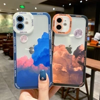 for iphone 11 case retro moon night late cloud phone case for iphone 13 pro 11 12 pro xs max 7 8 plus x shockproof soft cover