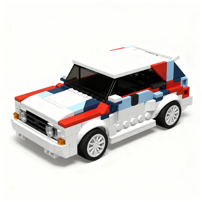 404 детали MOC City Champions Lanciased Delta HF Integrale Rally: Конструктор-модель, игрушка для сборки, рождественский подарок, подарок на день рождения, DIY (art.: 3920dc91513e2) - 3920dc91513e2