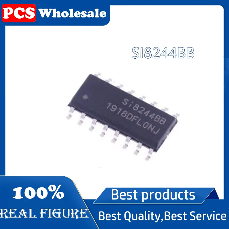 

5pcs/lot New Original SI8244BB-D-IS1R SI8244BB SOP16 Chipset in stock