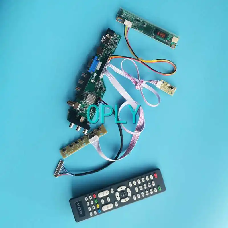 

Плата цифрового контроллера 3663 DVB подходит для CLAA141WB02 CLAA141WB02A 1-CCFL 30-контактный LVDS 14,1 "USB VGA AV HDMI-совместимый комплект 1280*800