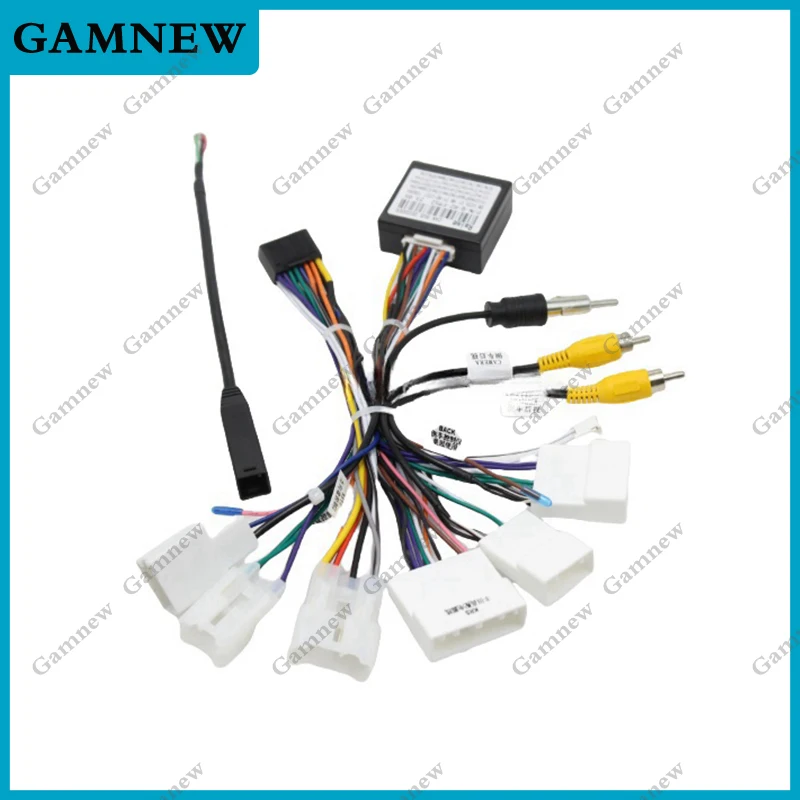 Автомобильный 16-контактный Android проводной кабель питания адаптер с can-шиной для Toyota RAV4 2016-2020/Camry 2012/Highlander 2018