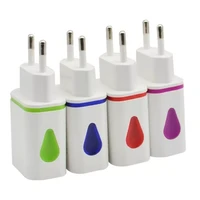 phone universal 2 1a 5v led 2 usb charger fast wall charging adapter useu plug usb charger for iphone for samsung for htc