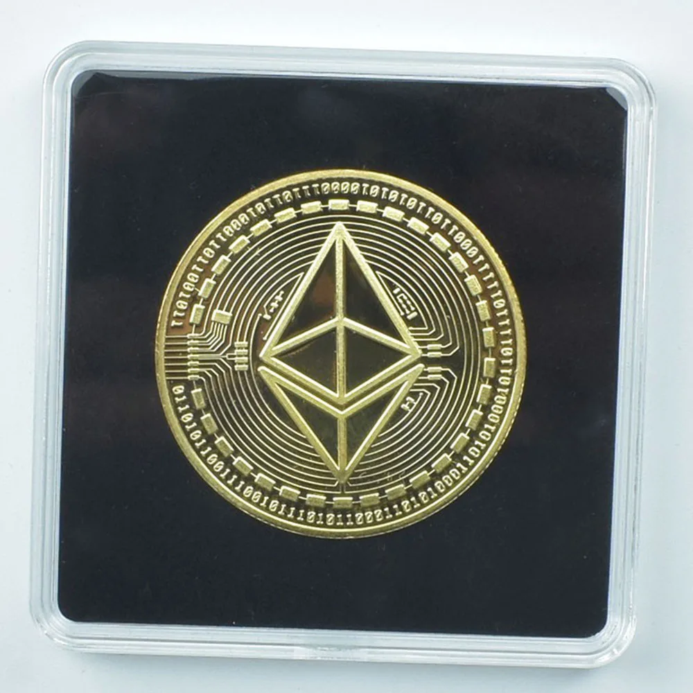 Позолоченная монета для криптовалюты BTC bit, монета Litecoin Ripple Eth, Коллекционная монета Cardano IOTA FIL doge wow dog, монета Сиба-монет