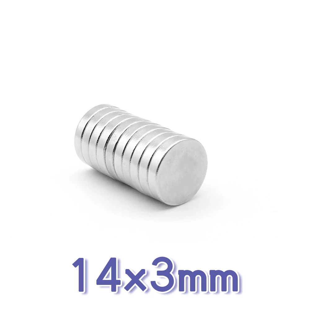 

5/10/20/50/100PCS 14x3 mm Round Rare Earth Magnet 14x3mm Neodymium Disc Magnets 14mm x 3mm Permanent Magnet Strong 14*3 mm N35