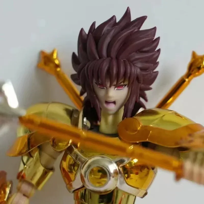 Фото Saint Seiya Myth Cloth EX Libra Genbu/aries KIKI Head Accessorise ПВХ модели Saint Shiryu фигурки игрушки подарки на складе №3