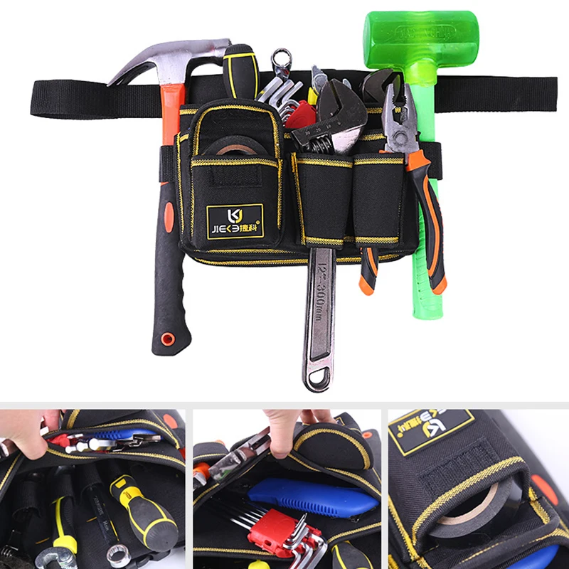 

Tool Bags Portable Hardware Bag Zipper Repair Kits Organizer Power Tools Bag Electricians Organizer Waist Pack