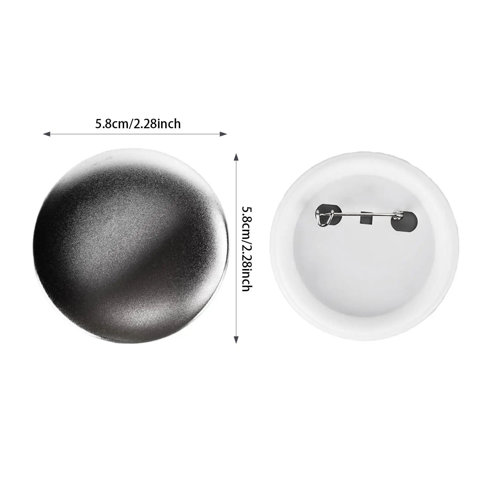 100x принадлежности для изготовления пуговиц машина пустых штифтов детали задней