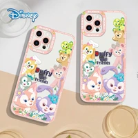 disney duffy phone case for iphone 13 12 mini 11 pro xs max x xr 6 7 8 plus silicone soft shell se 2 3 cartoon cute