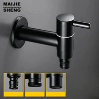 bathroom washing machine water tap extended mop single cold sink faucet outdoor garden wall mounted extra long mop washingfaucet