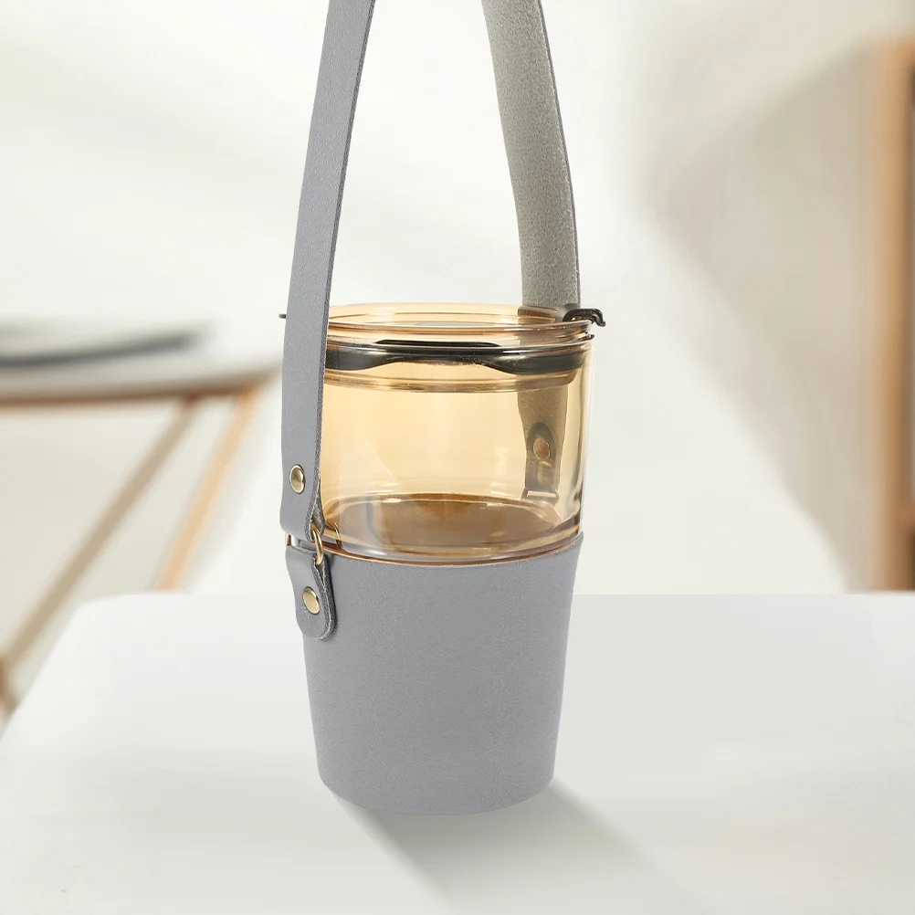 

2Pcs Water Bottle Sling Coffee Cup Sleeve with Handle Water Bottle Handle Strap Outdoor Coffee Carrier