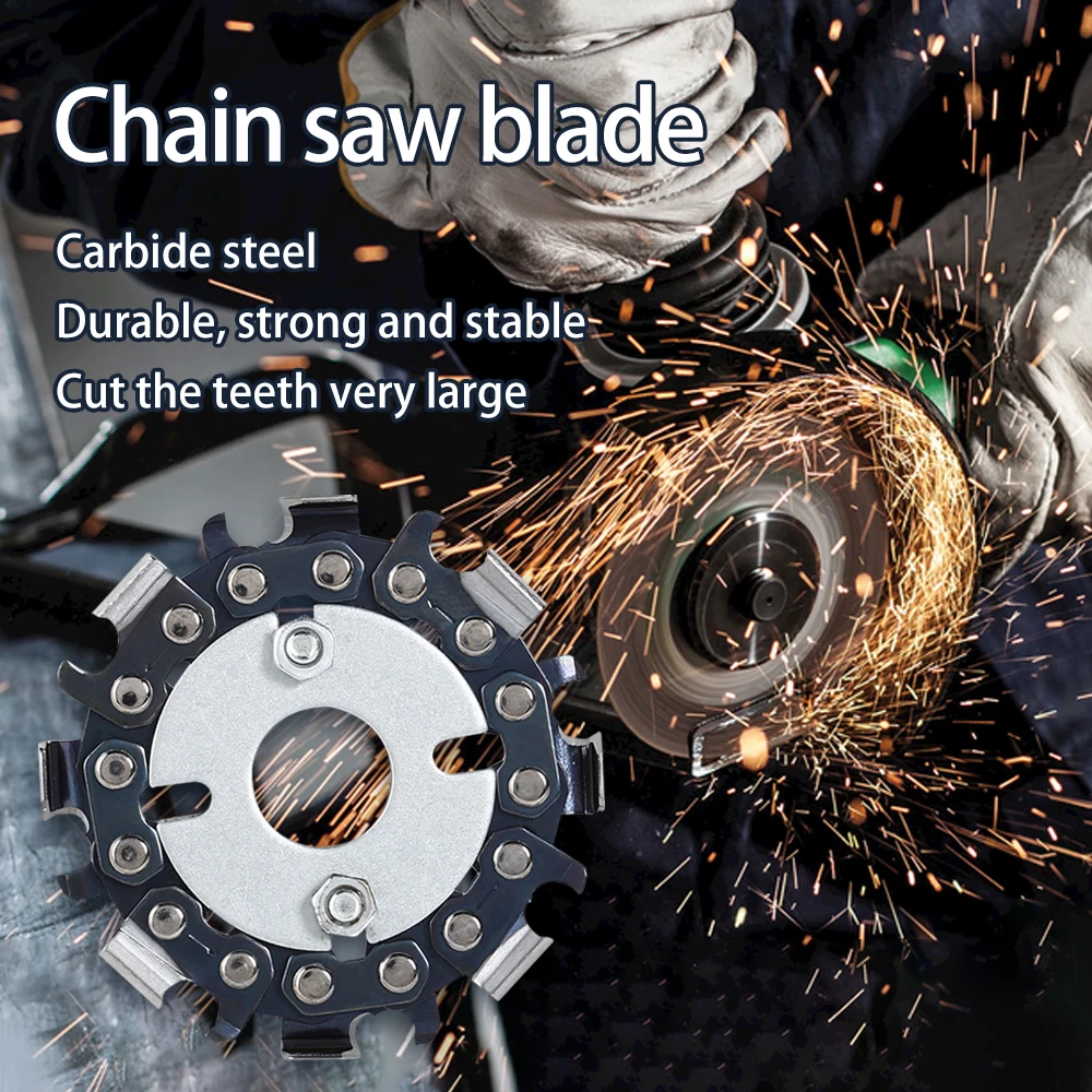 

Диск для резьбы по дереву 2,5 дюйма, лезвие для цепной пилы, карбидная сталь, цепная пластина для деревообработки, многофункциональный инстру...