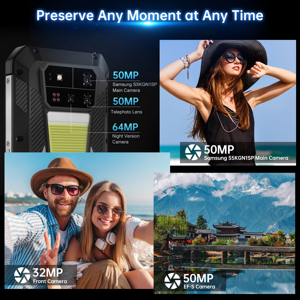 Фото Смартфон Unihertz SHARK 3 от 8849, Android 14 32 ГБ, 512 ГБ, размер 8300, 3K AMOLED-экран, 11600 мАч, ночная камера, прочный телефон 5G №5
