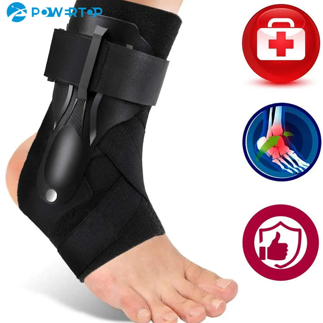 Ankle Brace Adjustable Support-Injury Recovery,Ankle Brace for Women,Ankle Brace Stabilizer,Ankle Brace for Sprained Ankle