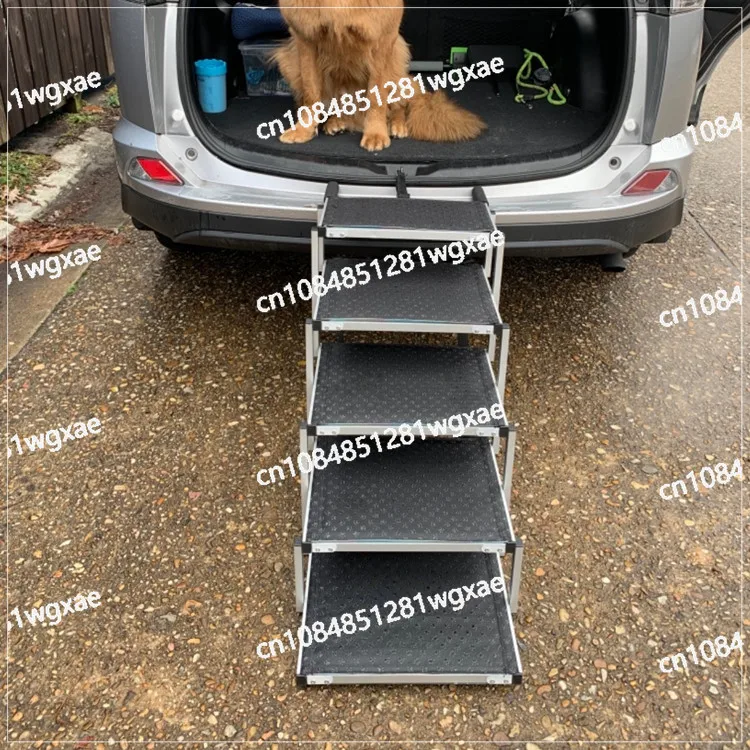 Алюминиевая лестница для собак и кошек с нескользящей поверхностью 5/6 шагов