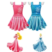 summer spot childrens princess sandy princess aurora dress sling ballet skirt kids dresses for girls performance clothing