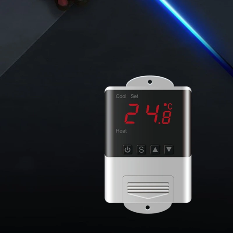 110 В-230 В переменного тока 10 А регулятор температуры 2 способа нагрева и охлаждения