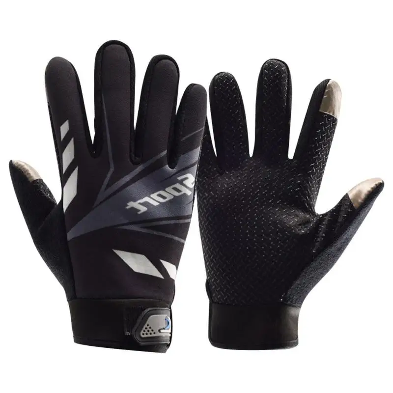 

Running Gloves Women Windproof Biking Gloves For Men Off-Road Gloves Riding Gloves Touch-Screen Mountain Bike Racing Gloves For
