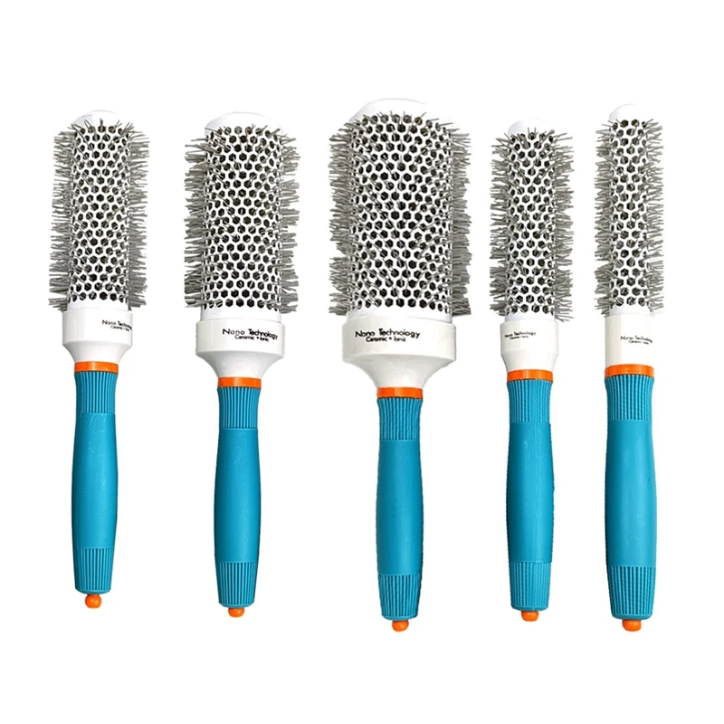 

Керамическая ионная расческа для волос, салонная щетка для волос, щетка для укладки волос, парикмахерская расческа, круглые вьющиеся ролики для волос, инструменты