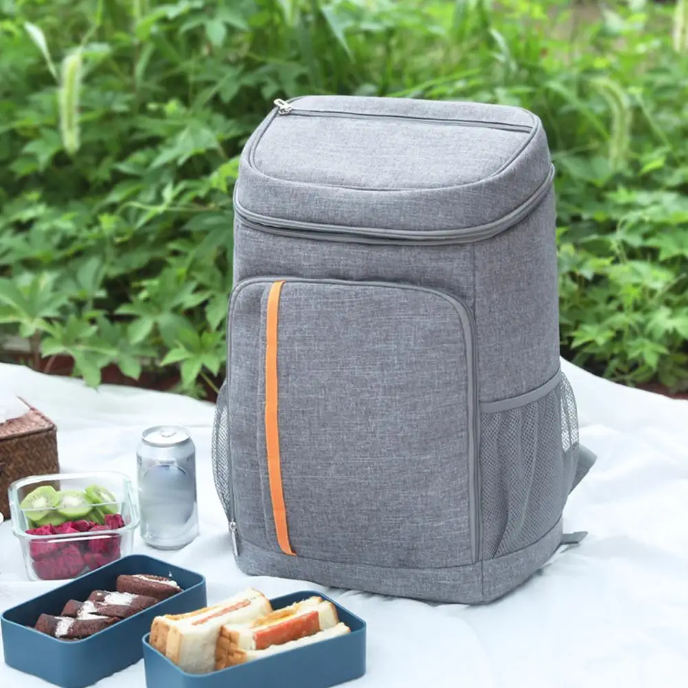 

Вместительный рюкзак для пикника, теплоизоляционная уличная сумка на два плеча, утолщенный мешок для льда