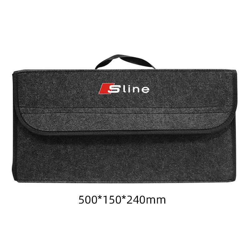 

Сумка для хранения в багажнике автомобиля, органайзер для мелочей, ящик для уборки для Audi SLine A4L A3 A5 A6 C7 A4 B8 8P 8V B6 Q5 B9 B7 A1 Q7 Q3