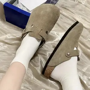 Buy Wholesale China Replica Shoe Birkenstock Shoes For Woman Man Gg Cc Lv  Shoe Flat Sandals With Cork Footbed,open Toe Slides Adjustable Slip & Shoe  at USD 46.5