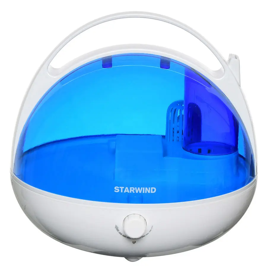Увлажнитель воздуха ультразвуковой StarWind SHC2416 4л белый/синий |