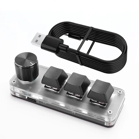 Мини-механическая Bluetooth-клавиатура 3 клавиши