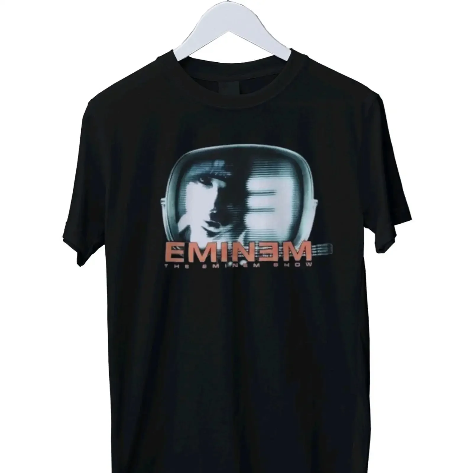 Фото Футболка The Eminem Show: мерч в стиле рэп-легенды 90-х, размеры S, M, L, XL, 2XL, 3XL, 4XL, винтажная, мягкая, комфортная, мужская, повседневная, эластичная, дышащая №1