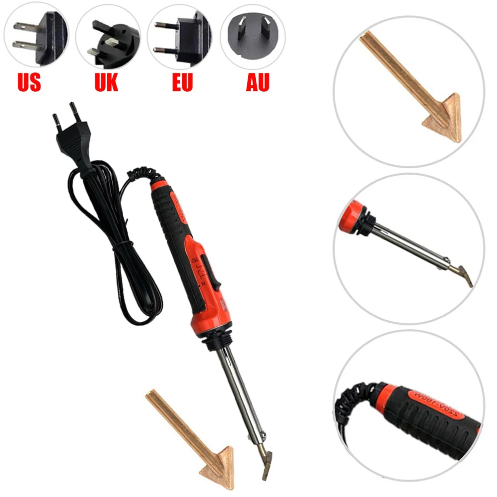 

1 Pcs 100W Electric Soldering Iron Electric Soldering Iron 100w Plastic Welding For Bumper Kayak Thermoplastic Repair DIY Arts