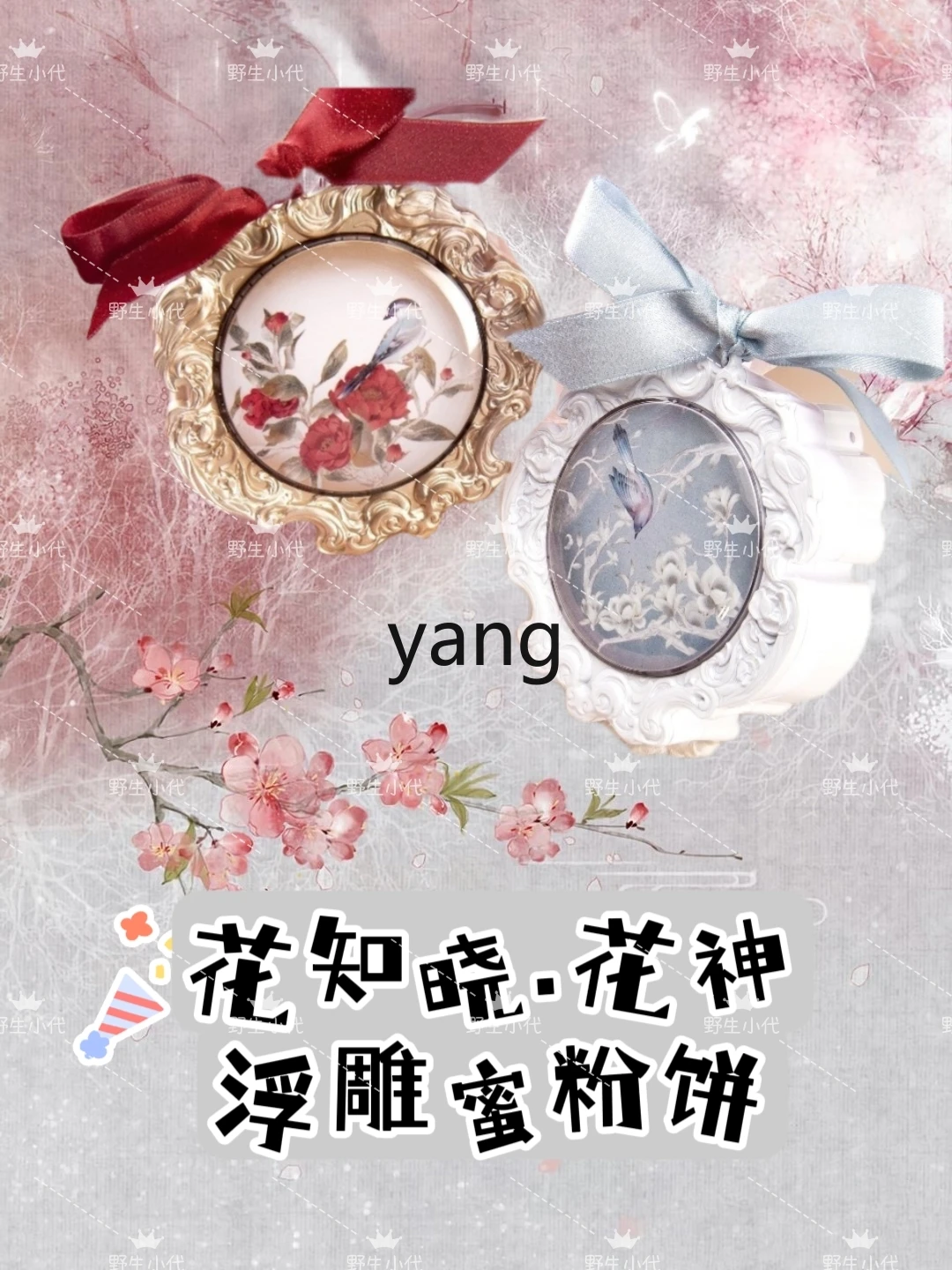 CX Huashen Медовая пудра Core Увлажняющий контроль жирности Shell Soft Focus Setting Матовая