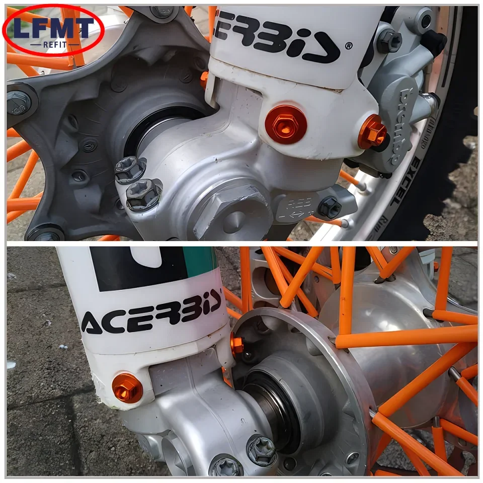 Мотоциклетный болт M6 * 12 для защиты передней вилки KTM SX SXF XC XCF EXC EXCF XCW XCFW 125 150 250 300 350