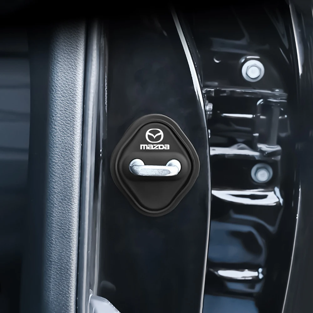 Фото Комплект из 4 силиконовых накладок для защиты замков дверей Mazda 3 BK, 6 GH, CX-5, CX30, MX-5 2, 5, CX-3 GJ, GL, CX-8 MS, RX-8 №2