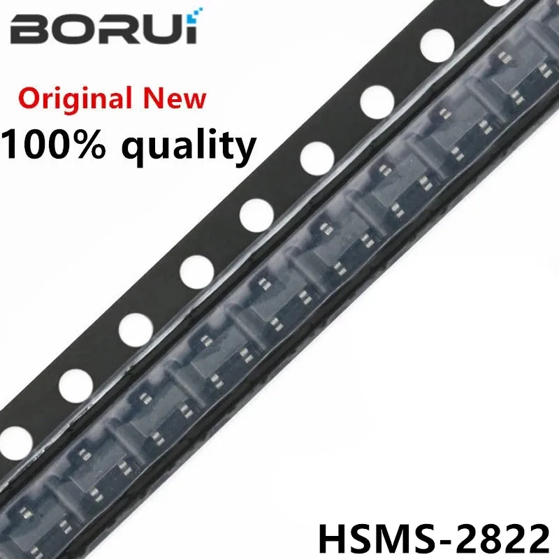 [10 шт.] 100% новинка, оригинал: HSMS2822 HSMS-2822 HSMS-2822-TR1 HSMS-2822-TR1G HSMS-2822-BLKG-радиочастотный диод SCHOTTKY 15V