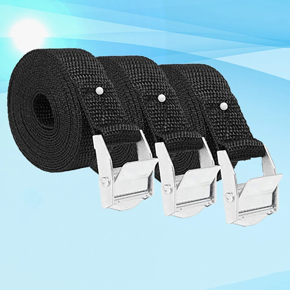 

3 Pcs Truck Tie Straps Bondage Straps Truck Nylon Webbing Straps Moving Buckle Straps Nrs Straps Tape