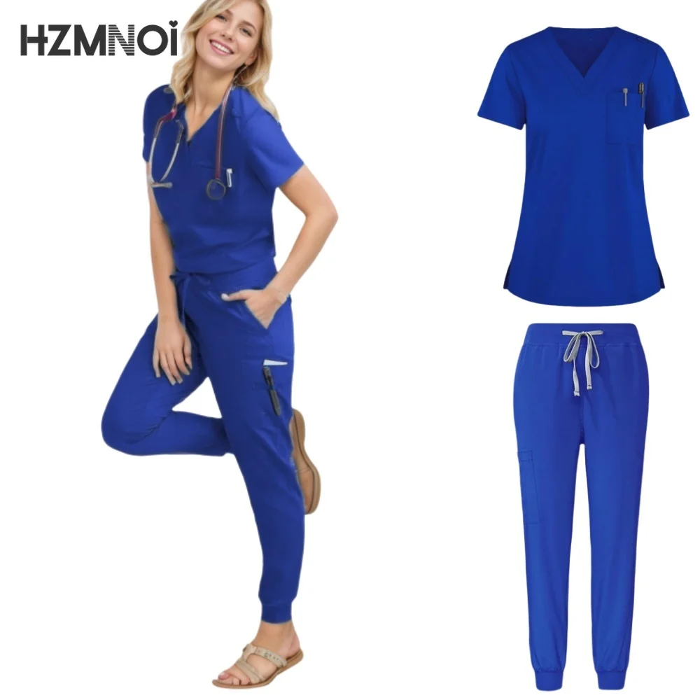 Женский скрабы набор медицинская футболка аптека женский модный комбинезон для