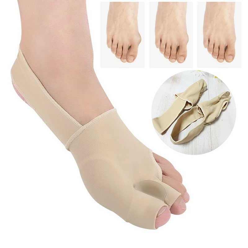 

1Pair Feet Bone Thumb Adjuster Correction Pedicure Splint Feet Straightener Toe Separator Hallux Valgus Bunion Corrector
