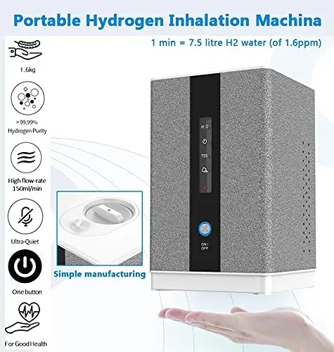 Alkadrop Водородная вода H2 Ингаляционная машина 150 мл/мин 99 99% Высокая чистота Низкий