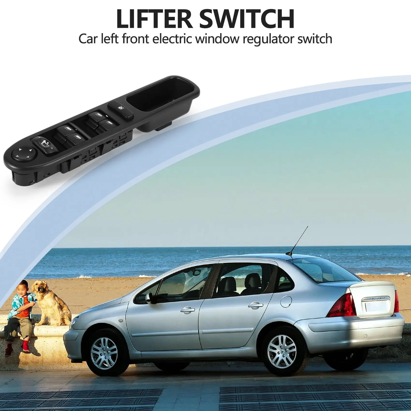 Новый электрический выключатель стеклоподъемника для Peugeot 2002-2014 307 КТ