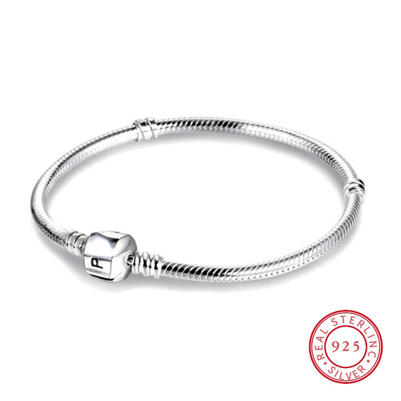 

Женский браслет-змейка из серебра 925 пробы