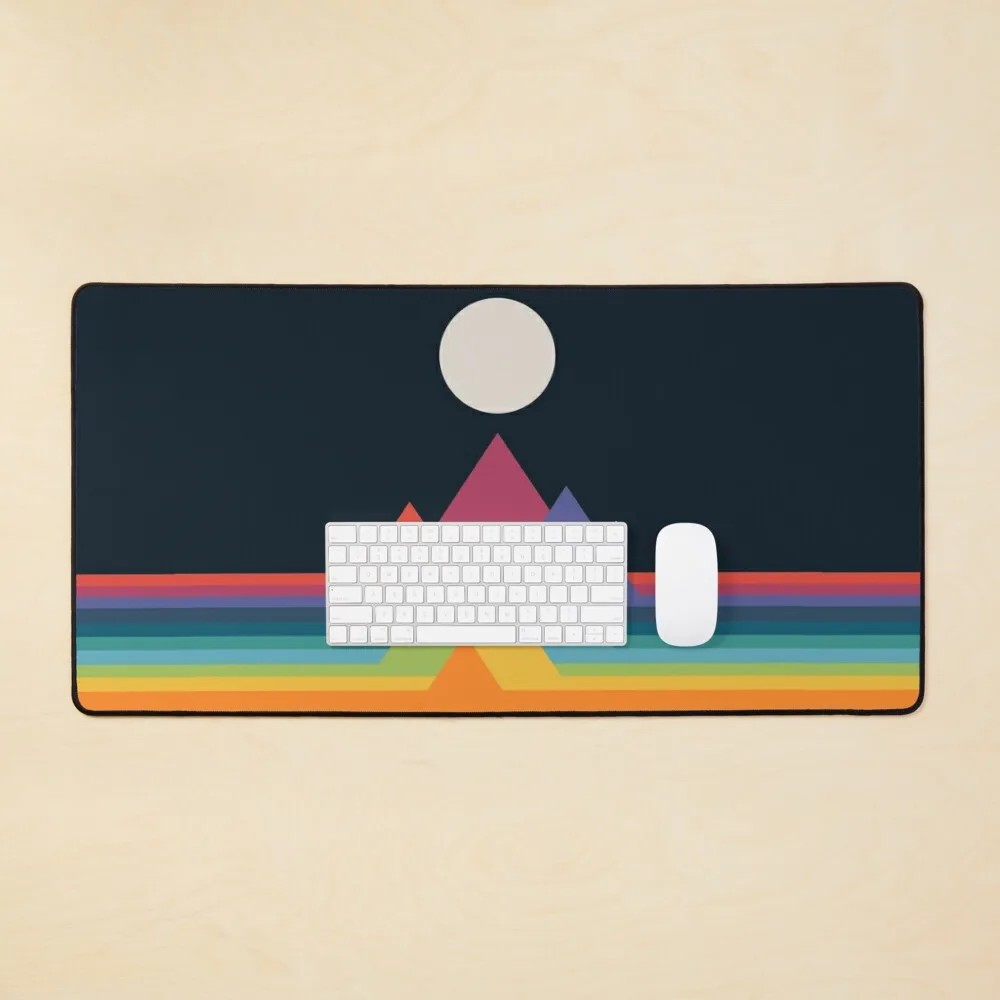 

Whimsical Mountains Mouse Pad Game Computer Keyboard Long Table Mat Desk for Teen Mouse Pad Bedroom Office