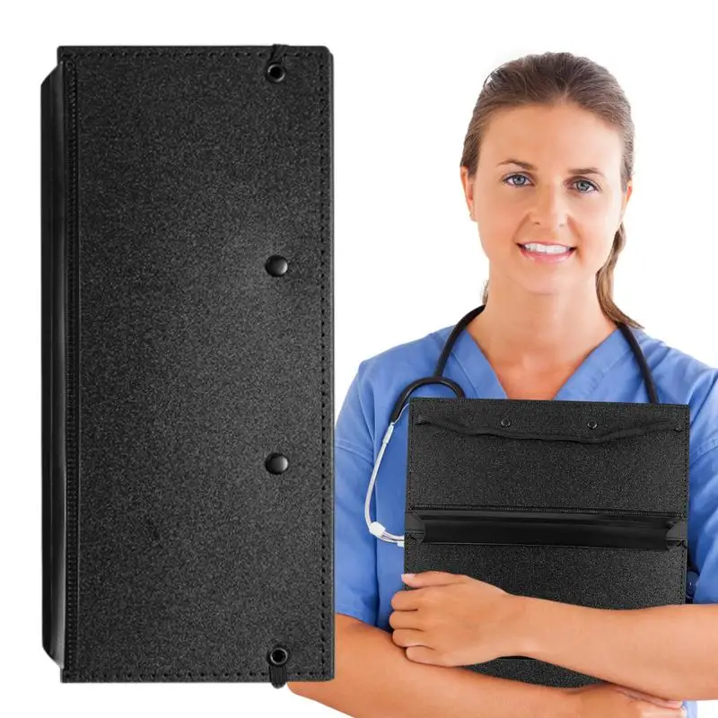 

Folding Clipboard For Nurses Portable Nurse Clip Boards 9.48 Inch Black Clipboard Office Supplies For Nursing Students And
