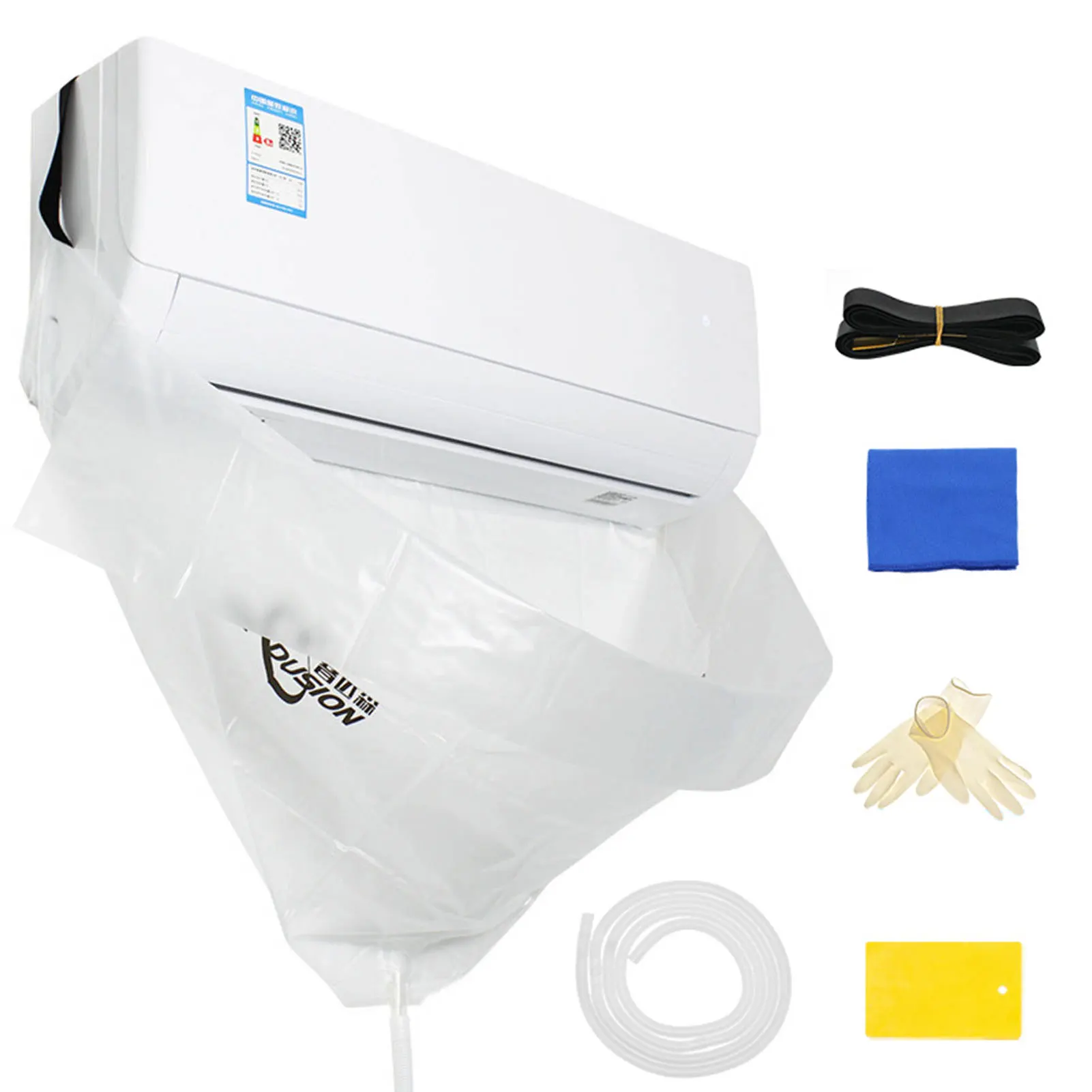 

Air Conditioner Waterproof Cleaning Cover Air Conditioner Cleaning Tool Water Receiving Cover Dust Washing Protector Accessories